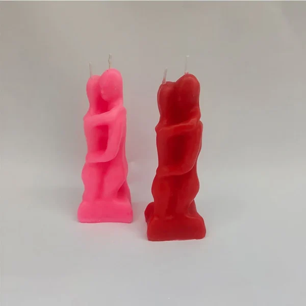 Couple Embracing Candles - Image 2