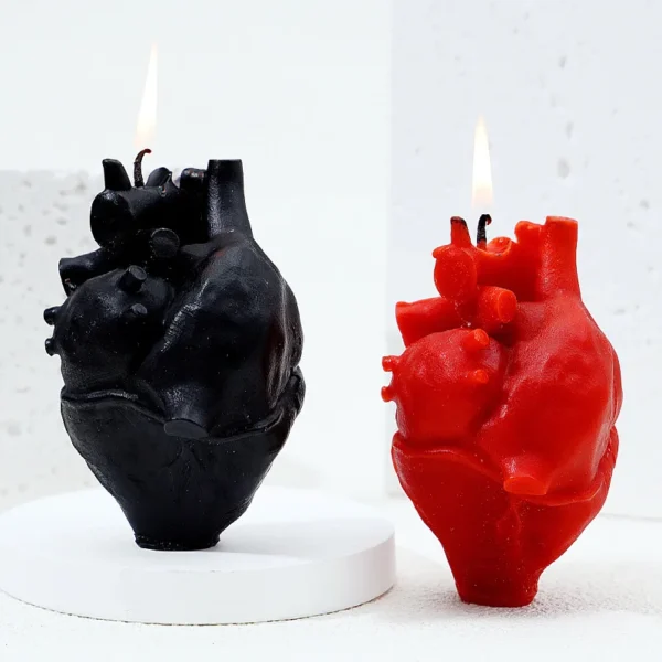 Candle Heart Shaped