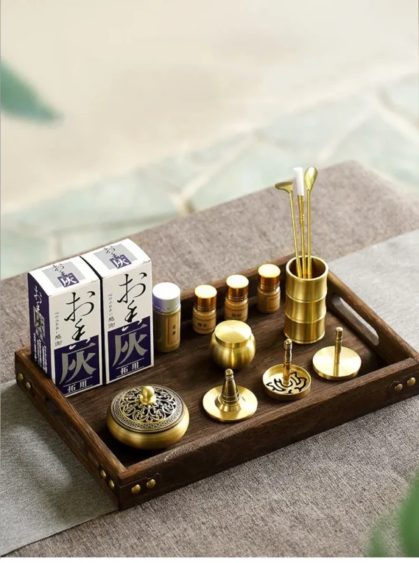 Brass Incense Burner Set - Image 5