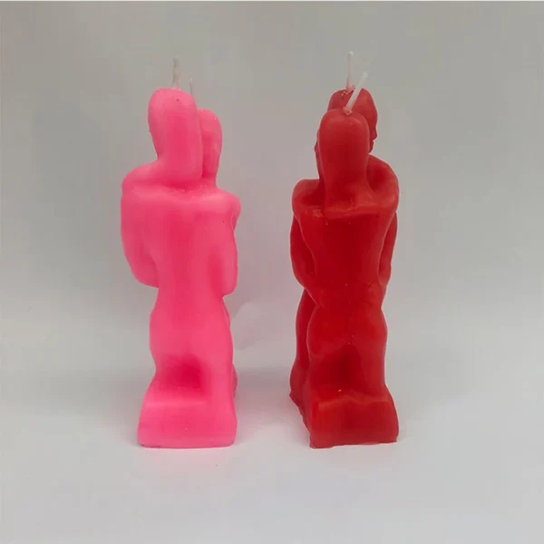 Couple Embracing Candles - Image 3