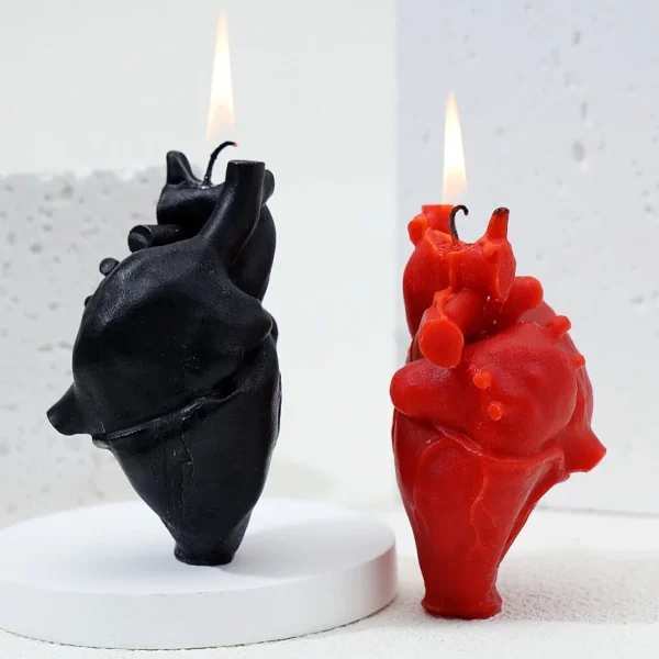 Candle Heart Shaped - Image 3