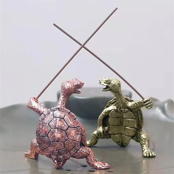 Mini Metal Turtle Holder - Image 2