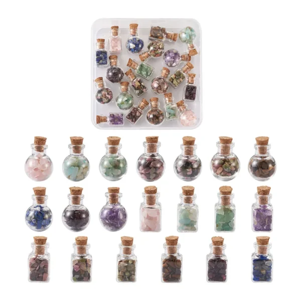 Glass Wish Bottle Pendants - Image 2