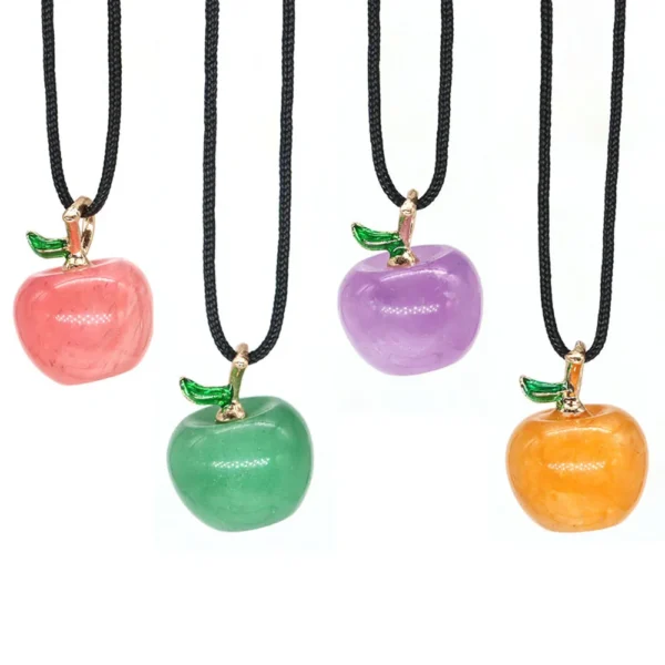 Mini Apple Crystal pendant - Image 3