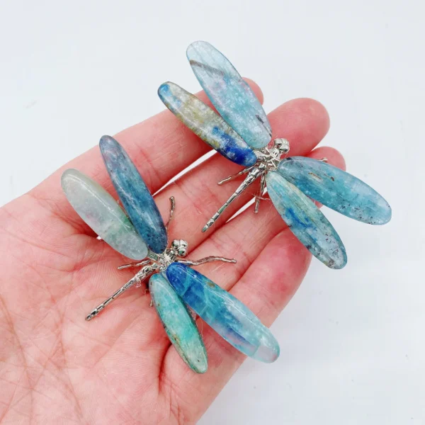 Natural blue quartz